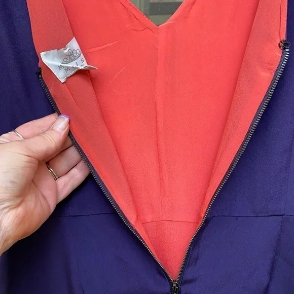 Madison Marcus | Lace | Color-block | Dress | Size: S - Picture 8 of 14